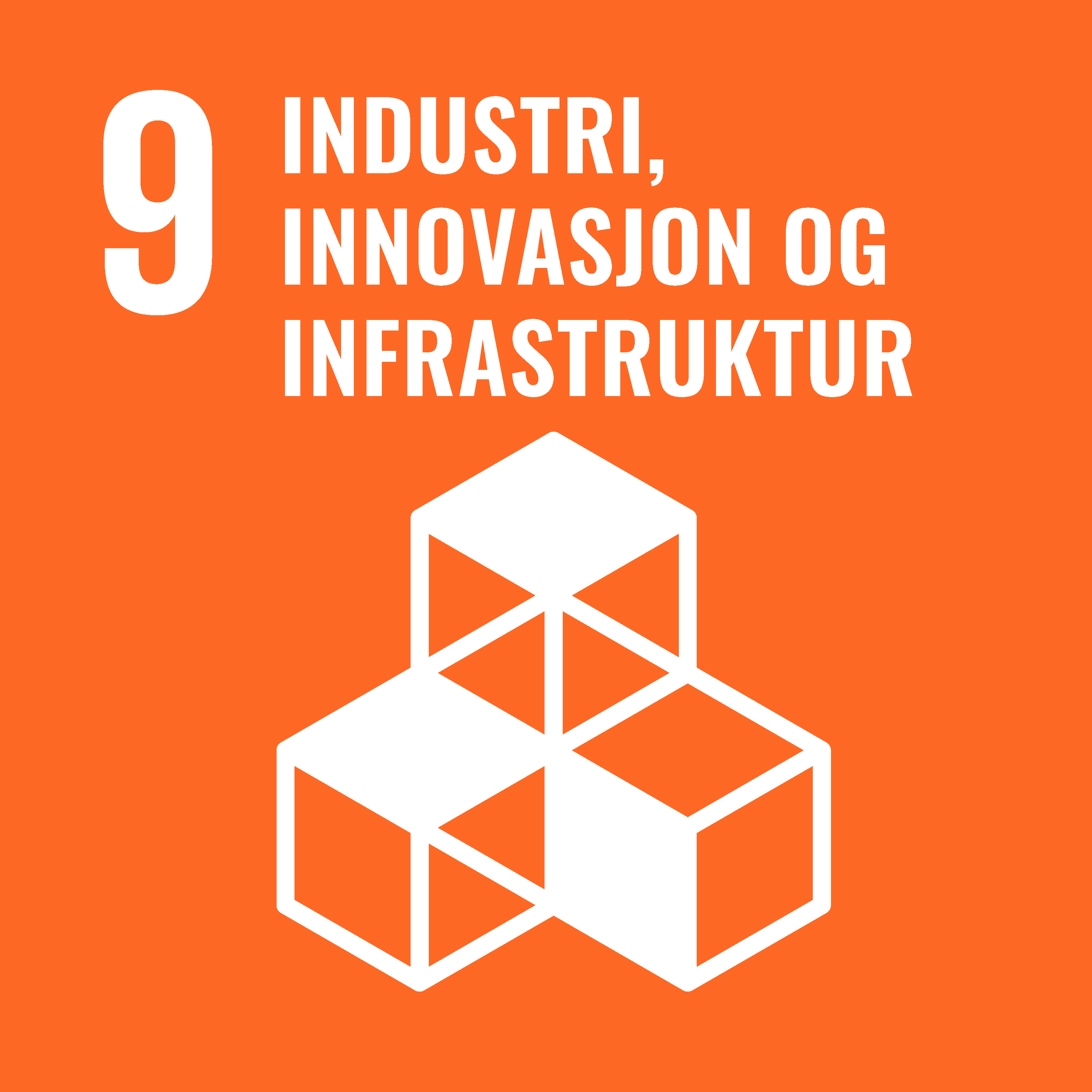FNs bærekraftsmål nummer 9 er industri, innovasjon og infrastruktur